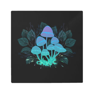 Impresión En Metal Toadstools en Bushes