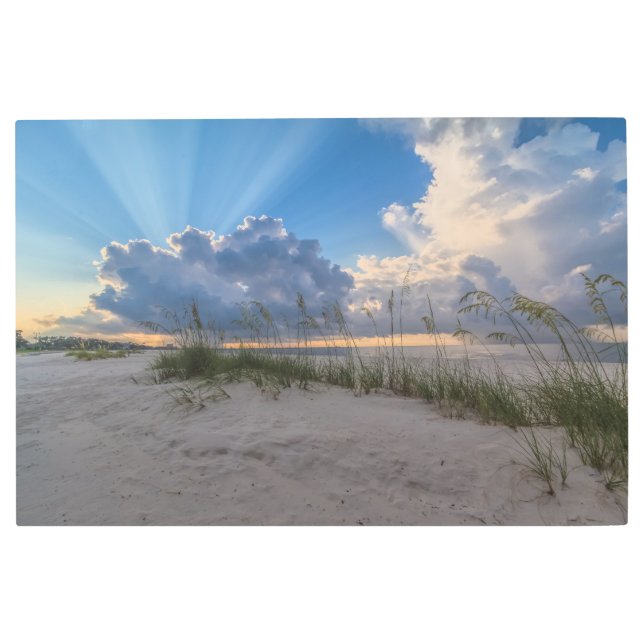 Impresión En Metal Toes in the sand Metalizado Wall Art (Anverso)