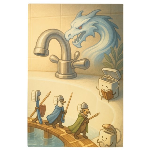 Impresión En Metal Toothbrush Crusade (Anverso)