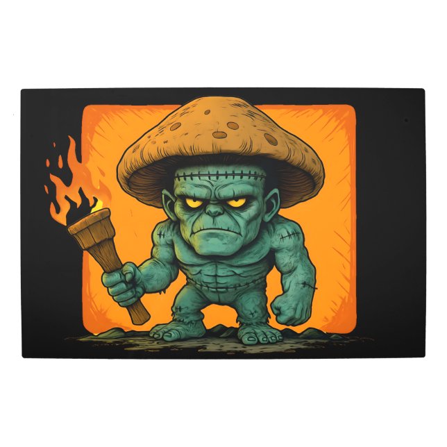 Impresión En Metal Torch & Temper – Mushroom Beast Design (Anverso)