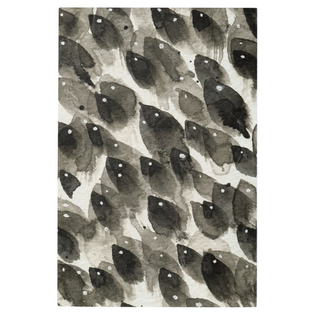 Impresión En Metal Tormenta de peces (Anverso)