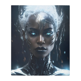 Impresión En Metal Tormenta helada