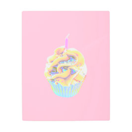 Impresión En Metal Torta de Glam brillante