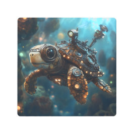 Impresión En Metal Tortuga de vapor