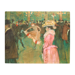 Impresión En Metal Toulouse-Lautrec - En el Rouge, la danza