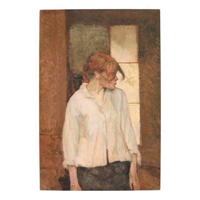 Impresión En Metal Toulouse-Lautrec - Un Montrouge, Rosa La Rouge (Anverso)