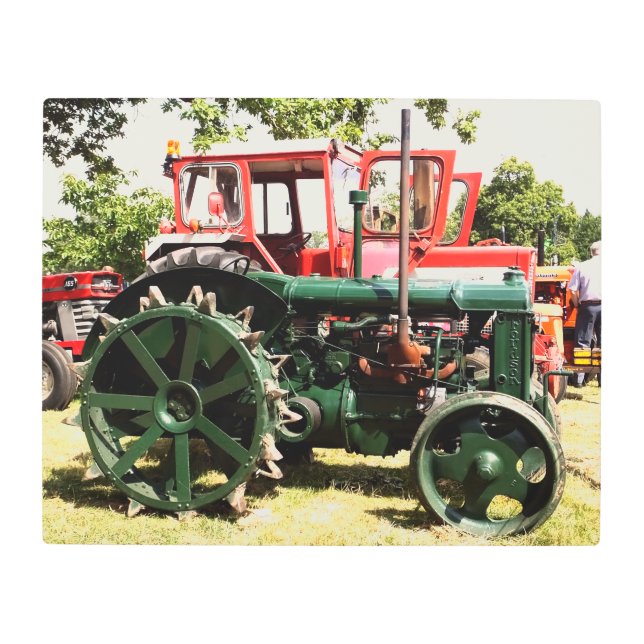 IMPRESIÓN EN METAL TRACTORES DE VENTAJA (Anverso)