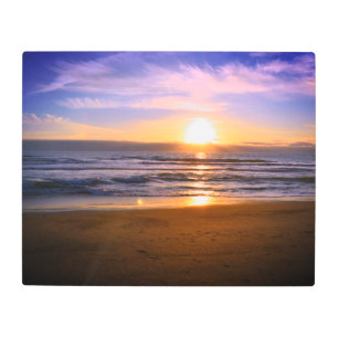 Impresión En Metal Tranquilidad oceánica