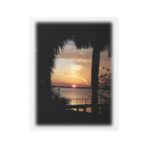 Impresión En Metal Tranquilo Sunset