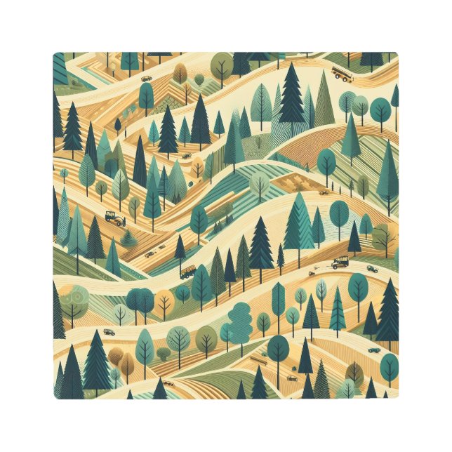 Impresión En Metal Trayectorias fantásticas reveladas (Anverso)