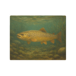 Impresión En Metal Trout Metal Print