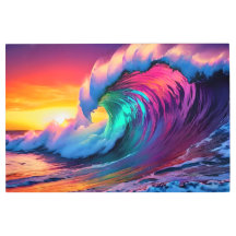 Tsunami psicodélico en el océano - Belleza oceánic