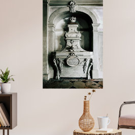 Impresión En Metal tumba barroca del siglo XVIII. Niños de Palhava