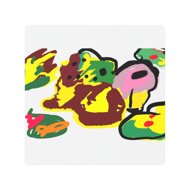 Impresión En Metal Turkey paint  (Anverso)