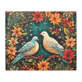 Impresión En Metal Two Turtle Doves