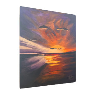 Impresión En Metal Un atardecer de San Diego, original de Gary Poling