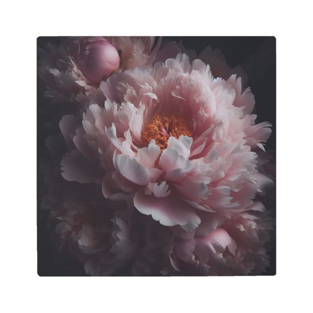 Impresión En Metal Un baile de peones encantados en el crepúsculo (Anverso)