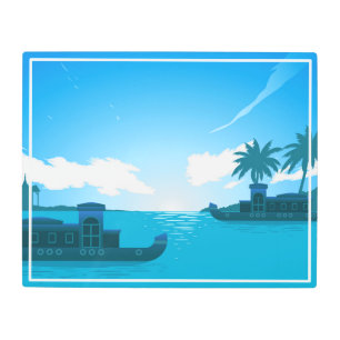 Impresión En Metal Un barco en el mar-18530