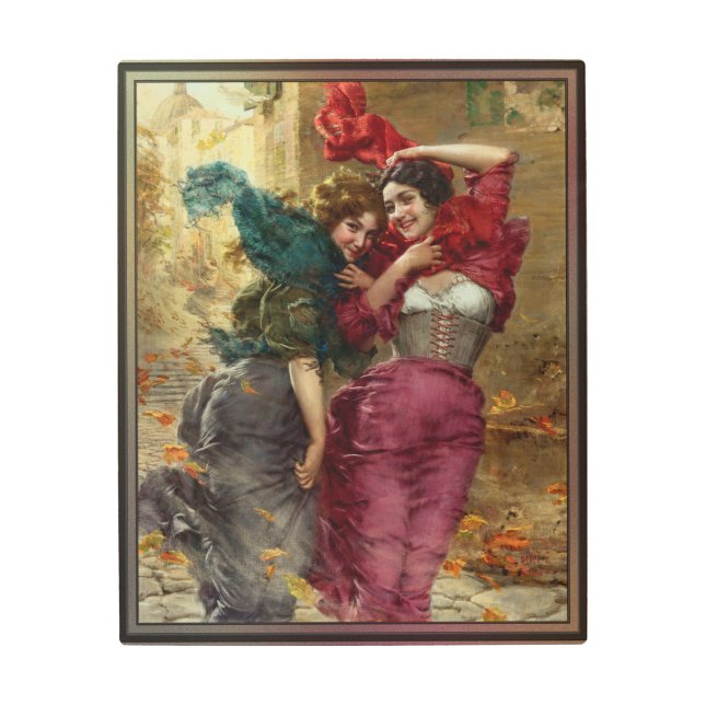 Impresión En Metal Un día de viento por Gaetano Bellei (Anverso)