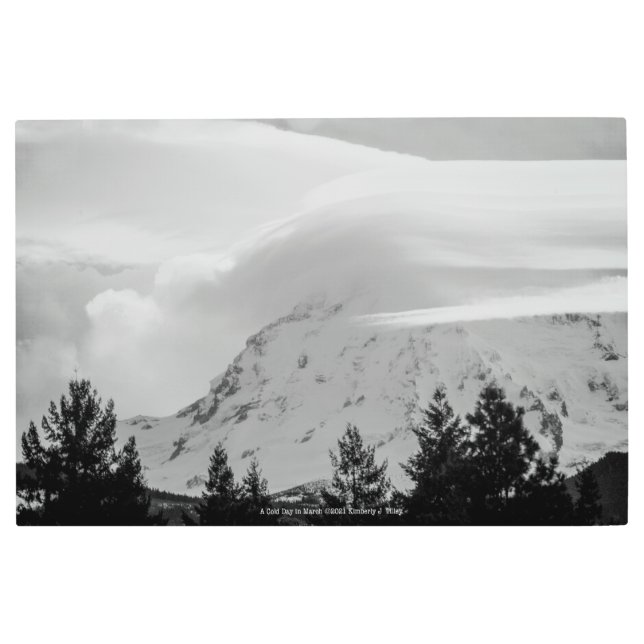 Impresión En Metal Un día frío en marzo (Anverso)