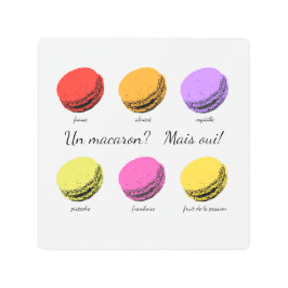 Impresión En Metal ¿Un macaron? ¡Mais oui!