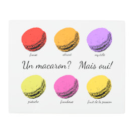 Impresión En Metal ¿Un macaron? ¡Mais oui!