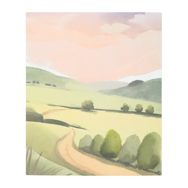 Impresión En Metal Un paisaje maravilloso (Anverso)