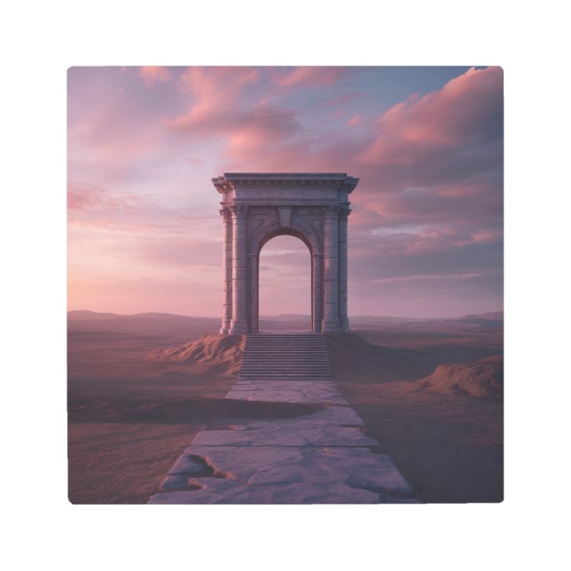 Impresión En Metal Un portal (Anverso)