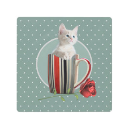 Impresión En Metal Un regalo para los amantes de la mascota de gato