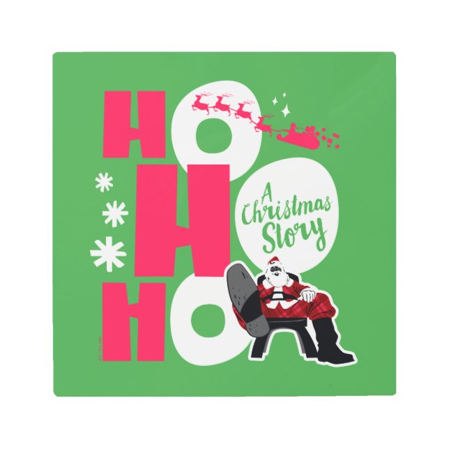 Impresión En Metal Una historia de Navidades | Ho Ho Ho Ho Ho Ho (Anverso)