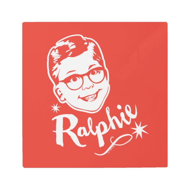 Impresión En Metal Una historia de Navidades | Ralphie (Anverso)