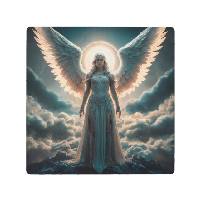 Impresión En Metal Una mujer angélica (Anverso)