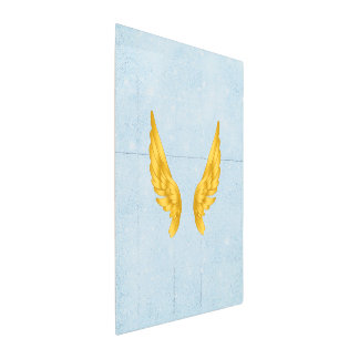 Impresión En Metal Unfold Your Power – Golden Wings of Angel