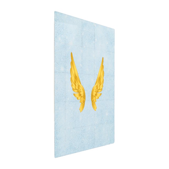 Impresión En Metal Unfold Your Power – Golden Wings of Angel (3/4)