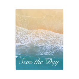 Impresión En Metal Uno con la playa