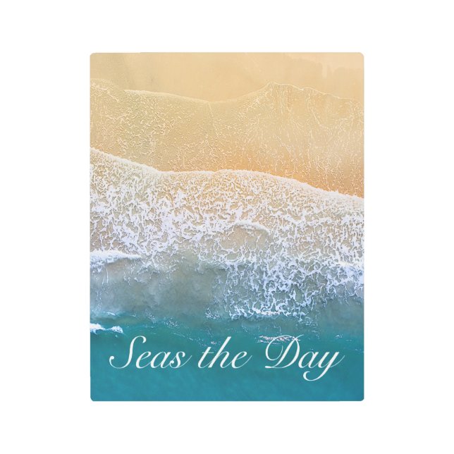 Impresión En Metal Uno con la playa (Anverso)