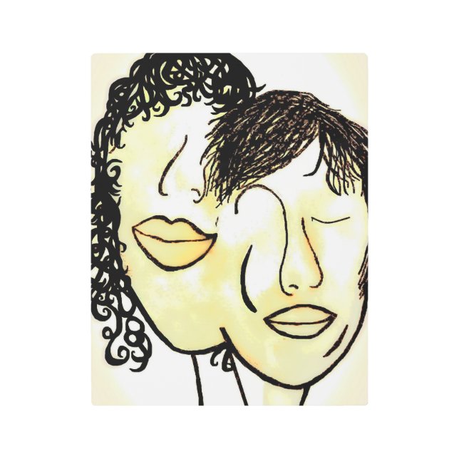 Impresión En Metal Usted y yo (Anverso)