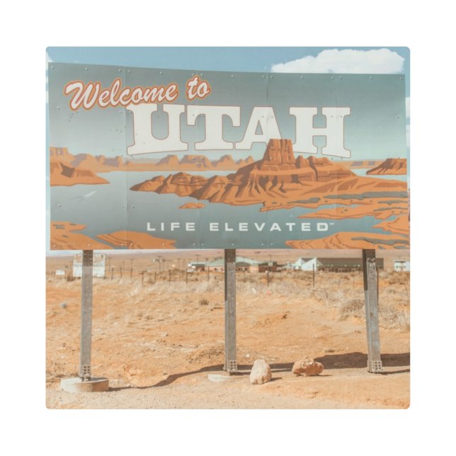 Impresión En Metal Utah Life Elevated (Anverso)