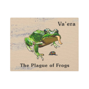 Impresión En Metal Va'era - La peste de las ranas