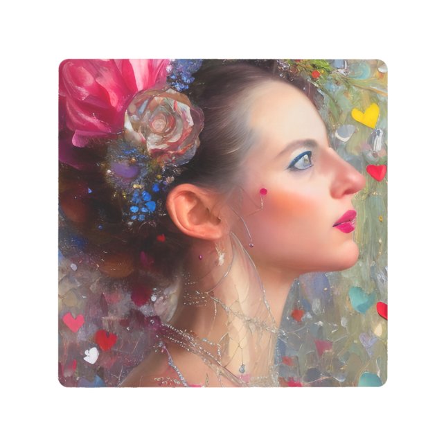 Impresión En Metal Valentine Goddess (Anverso)