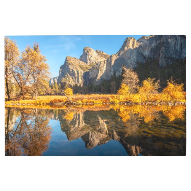 Impresión En Metal Valle Yosemite en otoño (Anverso)