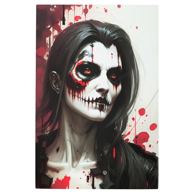 Impresión En Metal Vampiro (Anverso)