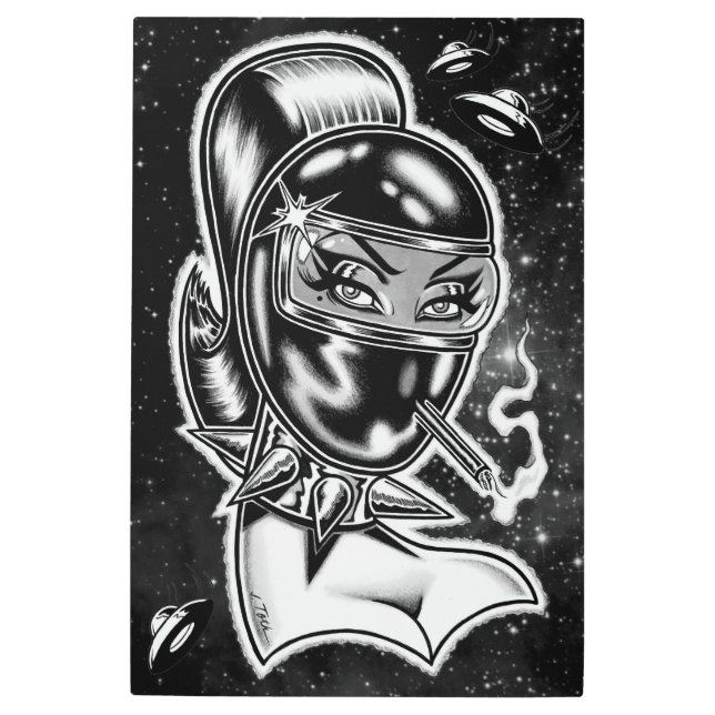 Impresión En Metal Vana DeVinyl™/Deep Space Domme (Anverso)