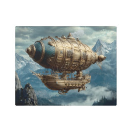 Impresión En Metal Vaso Steampunk