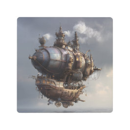 Impresión En Metal Vaso Steampunk