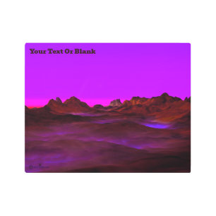 Impresión En Metal Velada tranquila del desierto