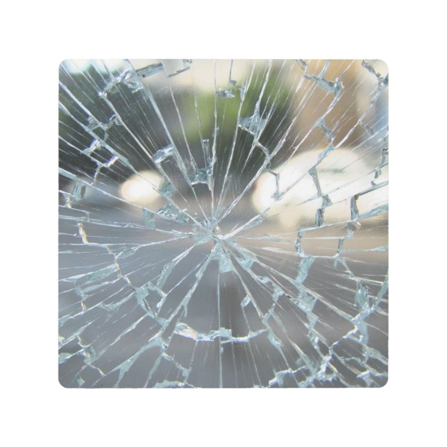 Impresión En Metal ventana rota (Anverso)