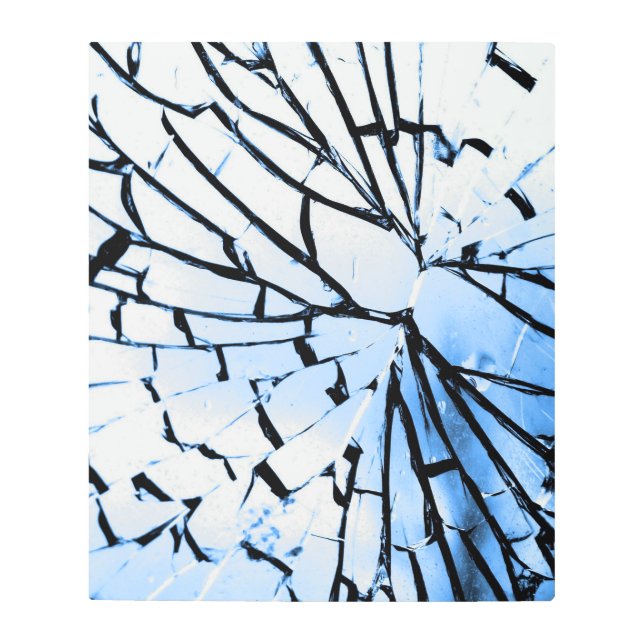 Impresión En Metal ventana rota (Anverso)