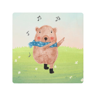 Impresión En Metal Ver la música, escuchar el baile