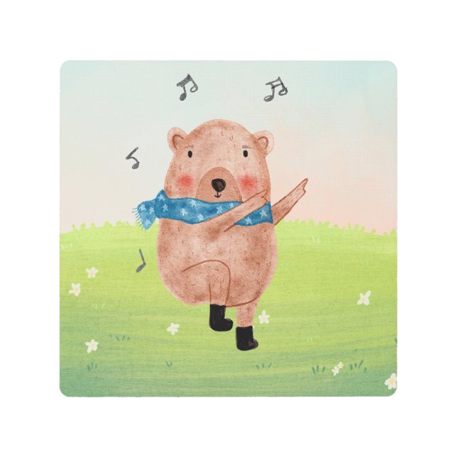 Impresión En Metal Ver la música, escuchar el baile (Anverso)